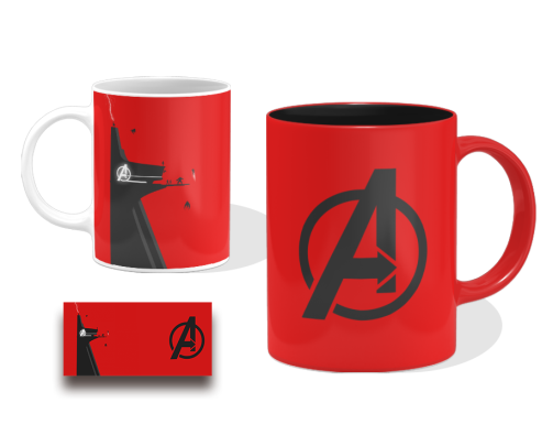 Caneca Colorida Avengers